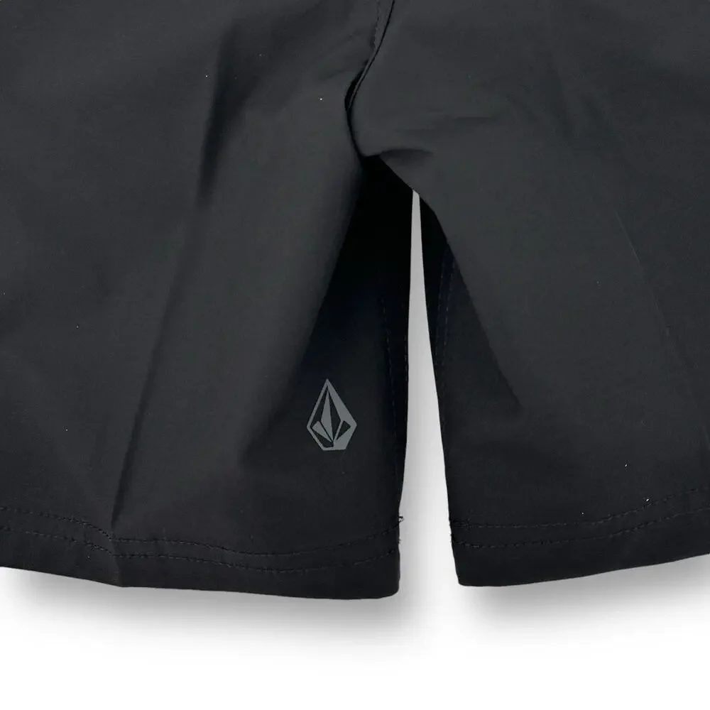 Volcom Frickin Cross Shred Static Shorts Big Boys Size 26 Medium 12 Black